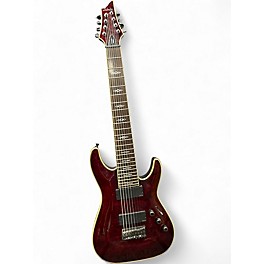 Used Schecter Guitar Research Hellraiser C8 Special 8 String RED Solid Body Electric Guitar
