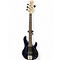 Used Sterling by Music Man Ray35 5 String Blue Electric Bass Guitar thumbnail