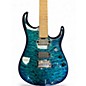 Used Sterling by Music Man JP150 JOHN PETRUCCI TRANS AQUA Solid Body Electric Guitar