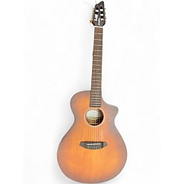 Used Breedlove Discovery Concert CE NY 2 Tone Sunburst Classical Acoustic Electric Guitar