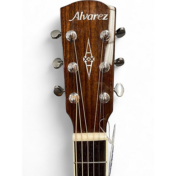 Used Alvarez MD60E HERRINGBONE Natural Acoustic Electric Guitar