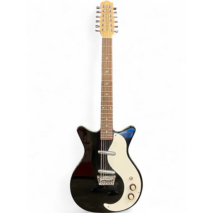 Danelectro DC-59 エレキギター 黒 018026 専用ケース付き Used Danelectro 59 DC Black Solid Body Electric Guitar Black