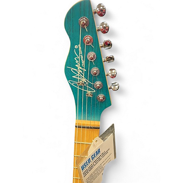 Used 2016 Chapman ML3 Traditional Ocean Turquoise Solid Body Electric Guitar