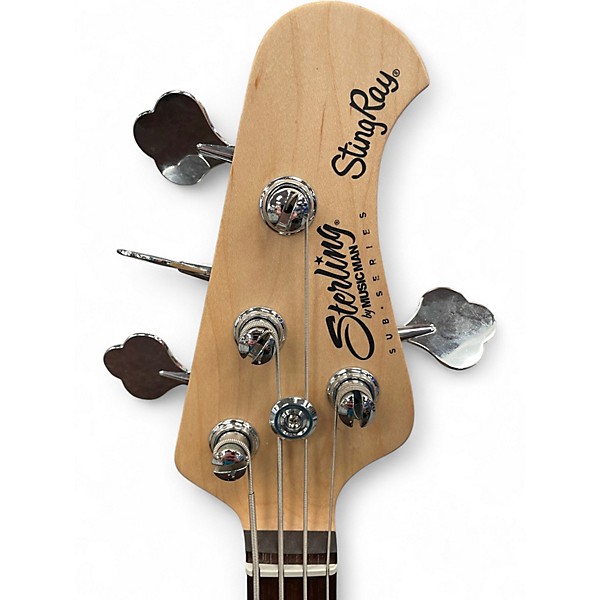 Used Sterling by Music Man Ray4 Satin Black Electric Bass Guitar
