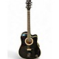 Used Esteban American legacy Black and Silver Acoustic Electric Guitar thumbnail