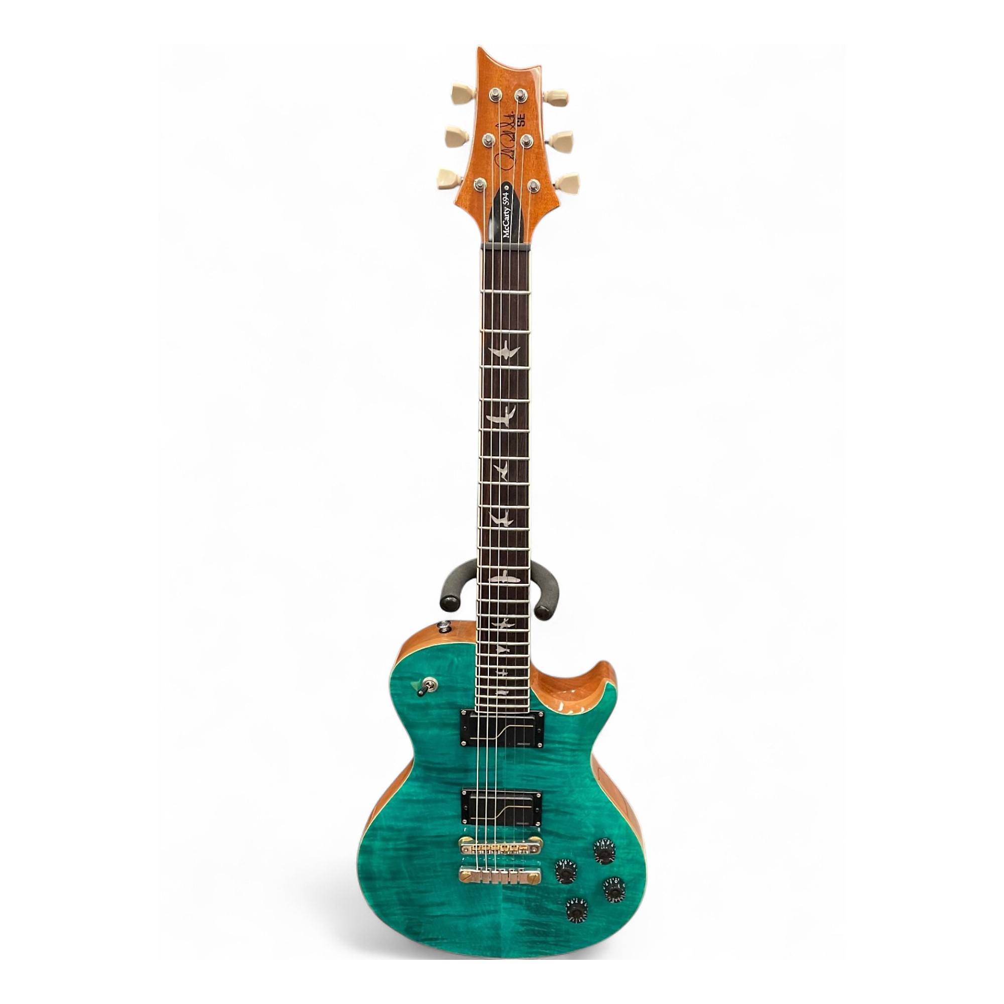 【新品同様】PRS SE McCarty 594 SC Turquoise Used PRS McCarty 594 Turquoise Solid Body Electric Guitar