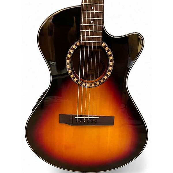 Used Andrew White 112 3TS 3 Color Sunburst Acoustic Electric Guitar