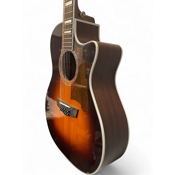 Used D'Angelico FULTON PREMIER 2 Tone Sunburst 12 String Acoustic Electric Guitar