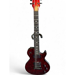 Used Schecter Guitar Research Diamond Series PT Red Solid Body Electric Guitar
