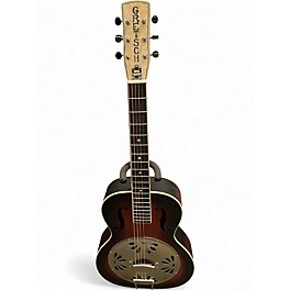 Used Gretsch Guitars G9240 Alligator Biscuit Round Neck 2 Color Sunburst Resonator Guitar