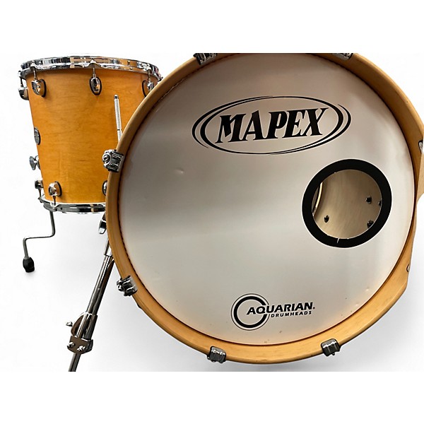Used Mapex 3 Piece Meridian Natural Drum Kit