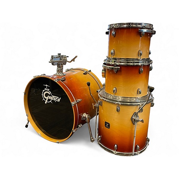 Used Gretsch Drums 4 Piece Catalina Birch Honey Burst Drum Kit