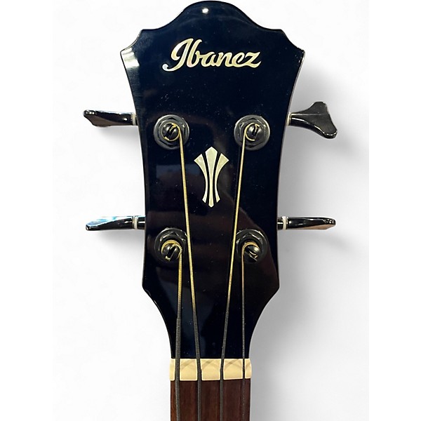 Used Ibanez AEGB24E Black Acoustic Bass Guitar