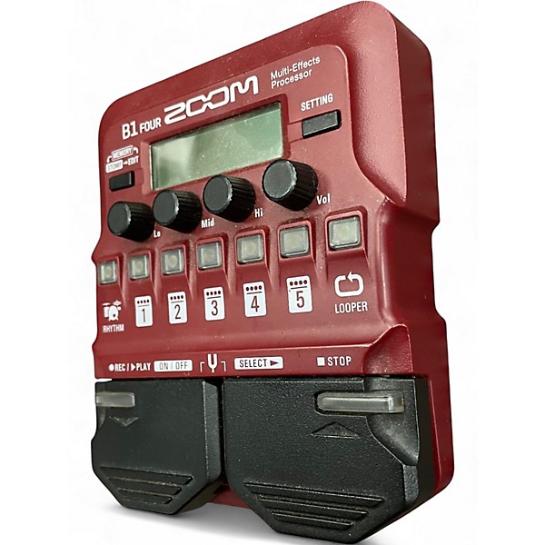 Used Zoom B1 Four Bass Effect Pedal