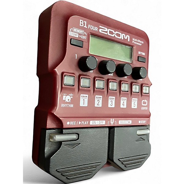 Used Zoom B1 Four Bass Effect Pedal