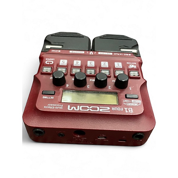 Used Zoom B1 Four Bass Effect Pedal
