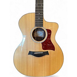 Used Taylor 214CE Deluxe Natural Acoustic Electric Guitar