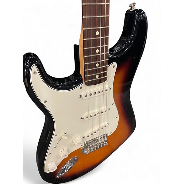 Used Fender Standard Stratocaster Left Handed SUNBURST Electric Guitar