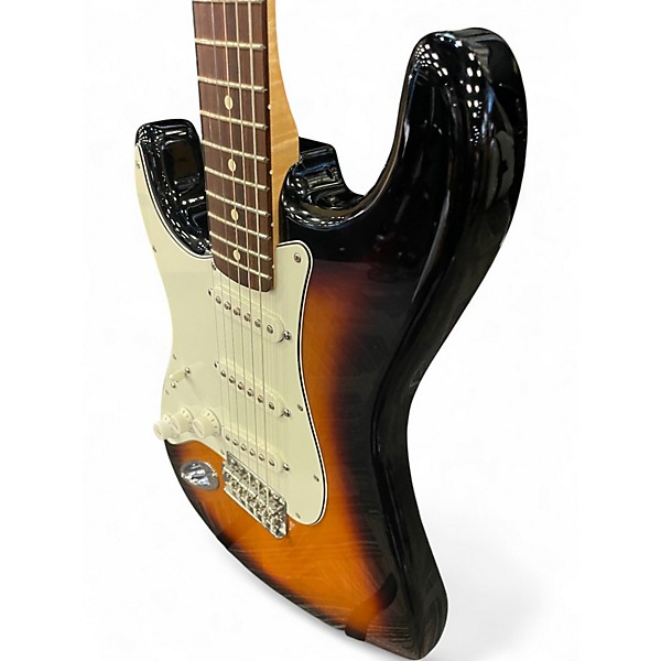 Used Fender Standard Stratocaster Left Handed SUNBURST Electric Guitar
