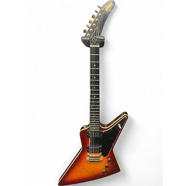 Vintage 1981 Gibson Explorer 3 Color Sunburst Solid Body Electric