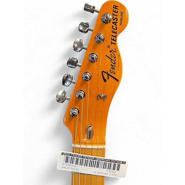 Used Fender Fender American Vintage II 1972 Telecaster Thinline Natural Solid Body Electric Guitar