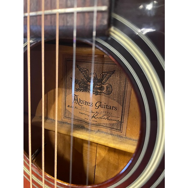 Used Alvarez 5082 2 Color Sunburst Acoustic Electric Guitar