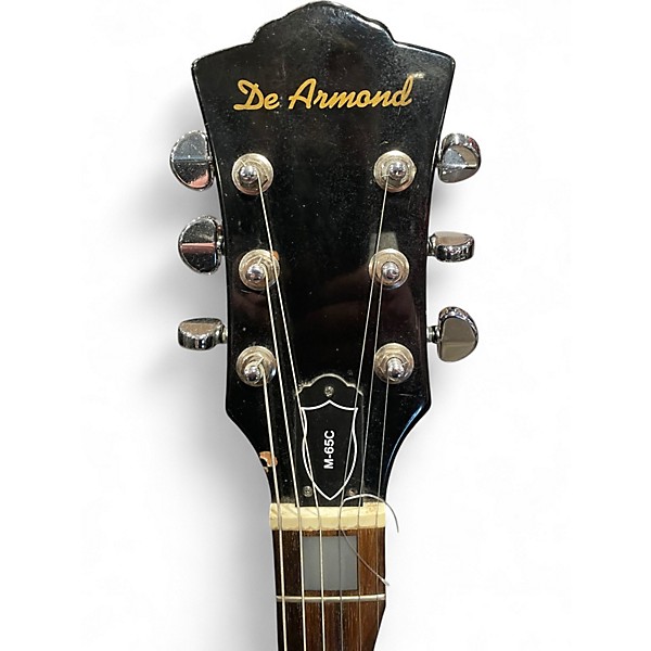 Used DeArmond M-65C Tobacco Sunburst Solid Body Electric Guitar