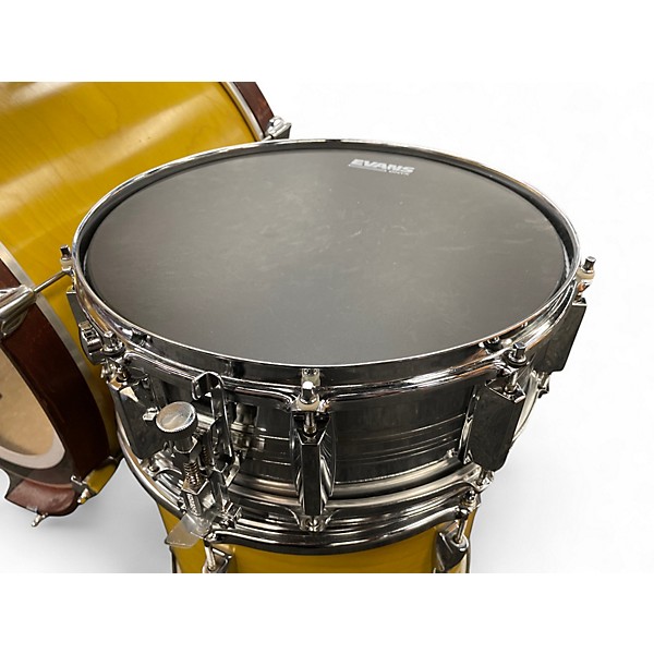 Used Yamaha 5 Piece Stage Custom Yellow Stain Drum Kit