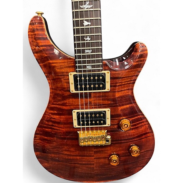 Used 1993 PRS Custom 22 10 Top Caramel Burst Solid Body Electric Guitar