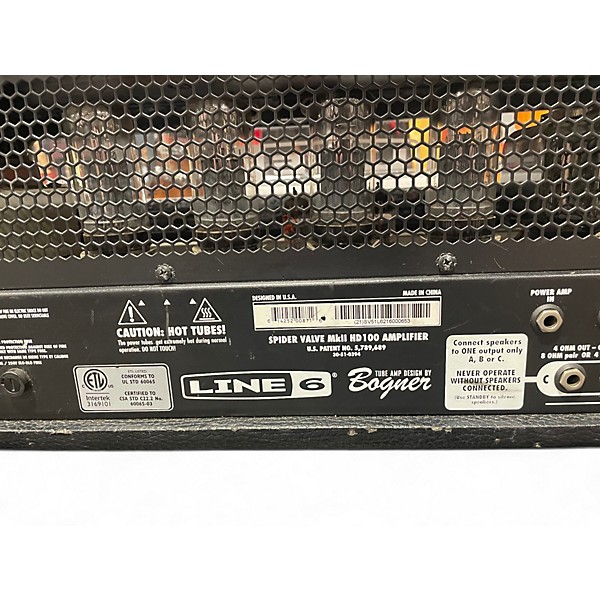 Used Line 6 Spider Valve HD100 MKII Tube Guitar Amp Head