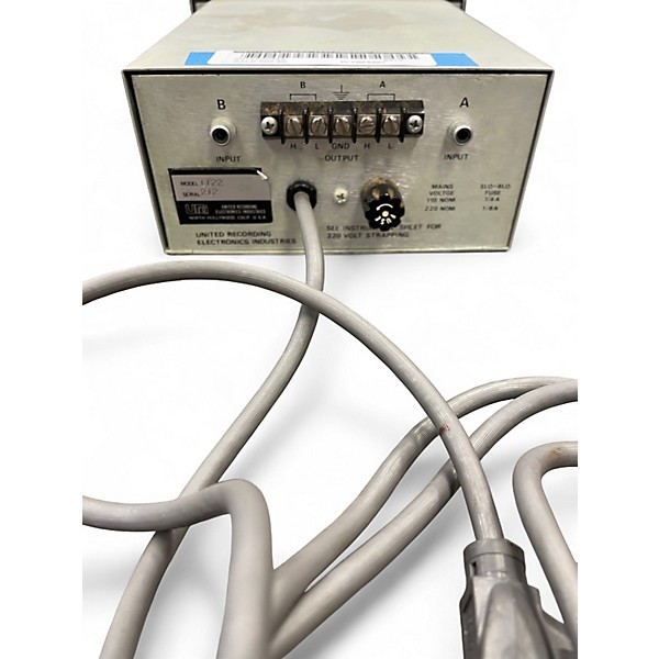 Used Urei Model 1122 Preamp Microphone Preamp