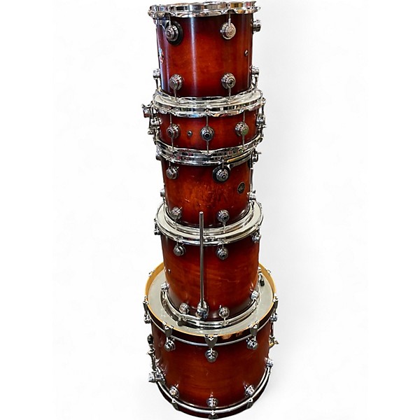 Used DW 5 Piece Collectors All Maple Brown Drum Kit