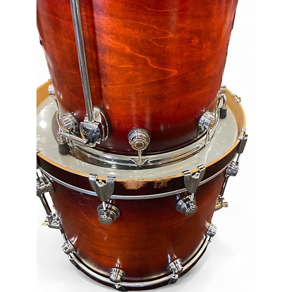 Used DW 5 Piece Collectors All Maple Brown Drum Kit