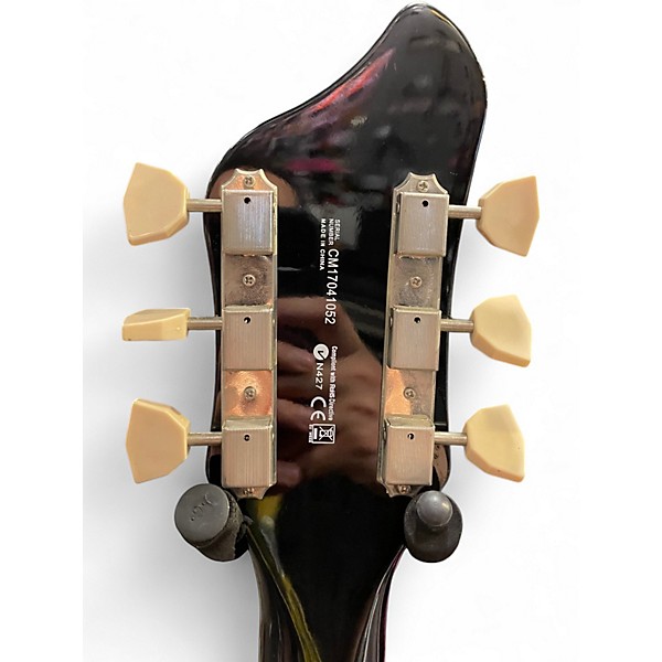 Used Supro MARTINIQUE White Solid Body Electric Guitar