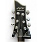 Used Schecter Guitar Research C1 Platinum Translucent Black Solid Body Electric Guitar