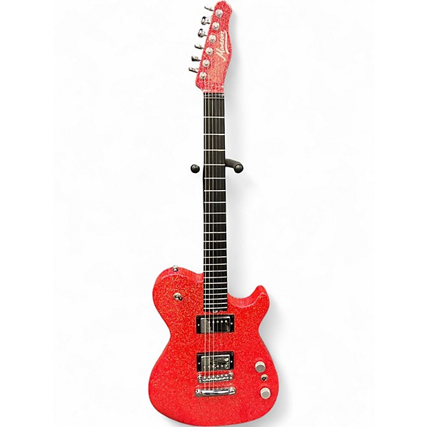 Used Manson Guitars MA-EVO RED SANTA SPARKLE Solid Body Electric Guitar