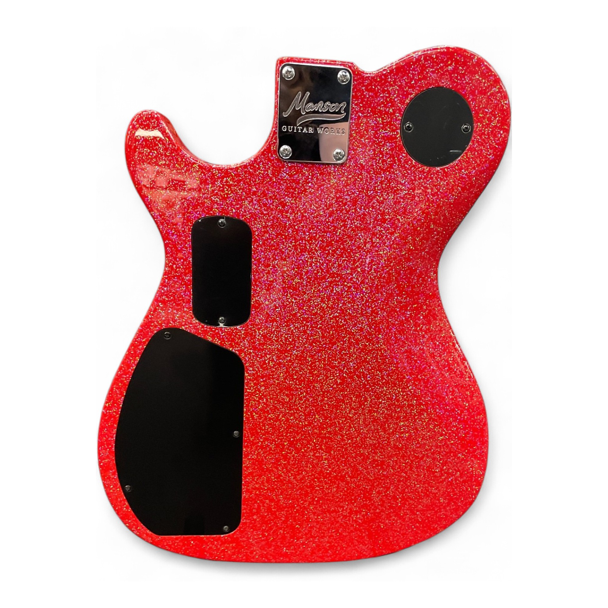 Used Manson Guitars MA-EVO RED SANTA SPARKLE Solid Body