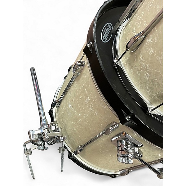 Vintage 1980s TAMA 4 Piece ROCKSTAR CUSTOM White Drum Kit