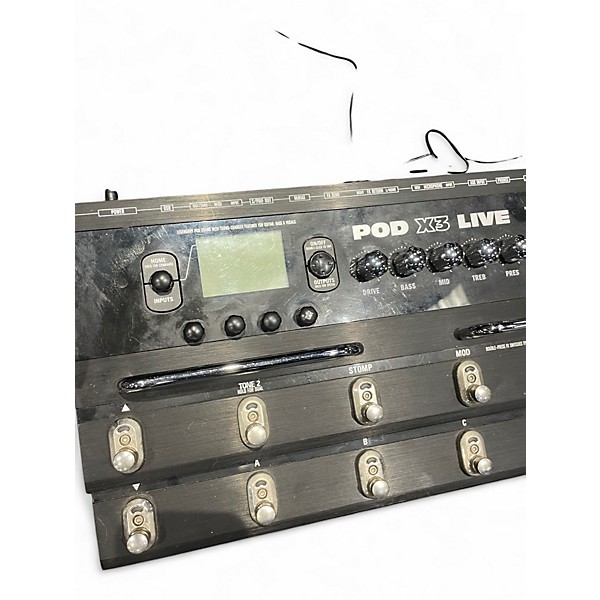 Used Line 6 Pod X3 Live Amp Modeler Effect Processor