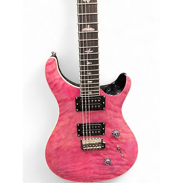 Used PRS SE Custom 24 Quilted Violet Solid Body Electric Guitar