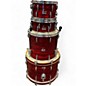 Used SONOR 4 Piece VINTAGE SERIES  RED oyster Drum Kit thumbnail