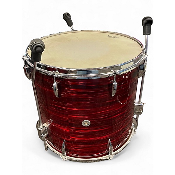 Used SONOR 4 Piece VINTAGE SERIES  RED oyster Drum Kit