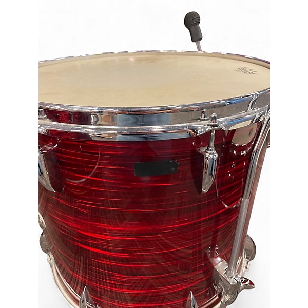 Used SONOR 4 Piece VINTAGE SERIES  RED oyster Drum Kit