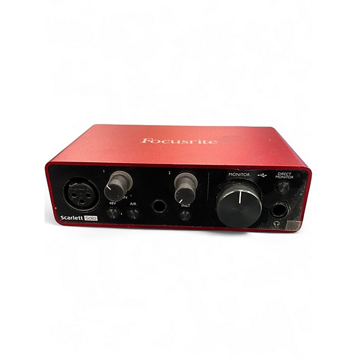 Used 2020 Focusrite Scarlett Solo Gen 3 Audio Interface
