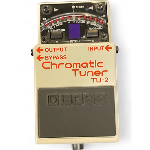 ギター BOSS Chromatic Tuner TU-2 Boss TU-2 Chromatic Tuner and Power Supply Pedal | zZounds