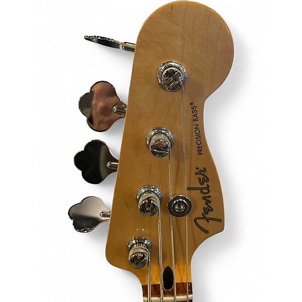 Used Fender 75TH ANNIVERSARY PRECISION BASS Black Electric Bass Guitar