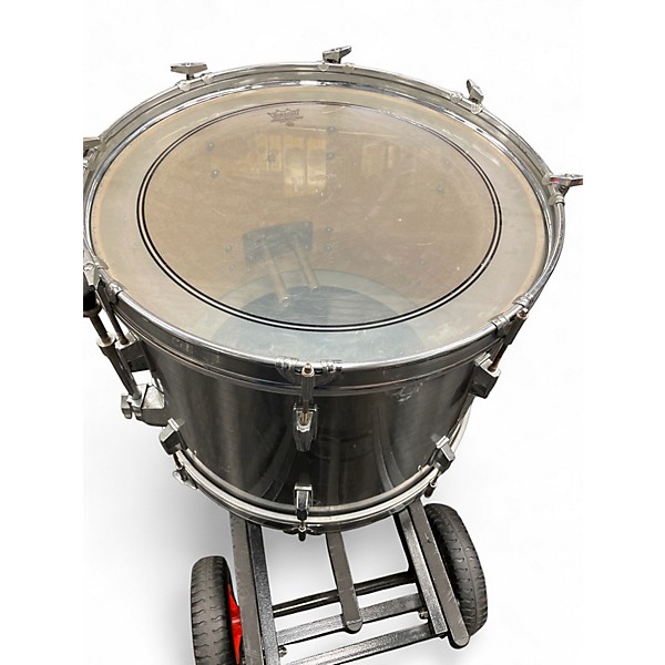 Used Pearl 4 Piece Export Brushed Metal Drum Kit
