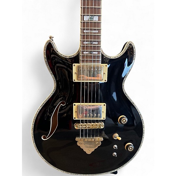 Used Ibanez AR520H Black Hollow Body Electric Guitar