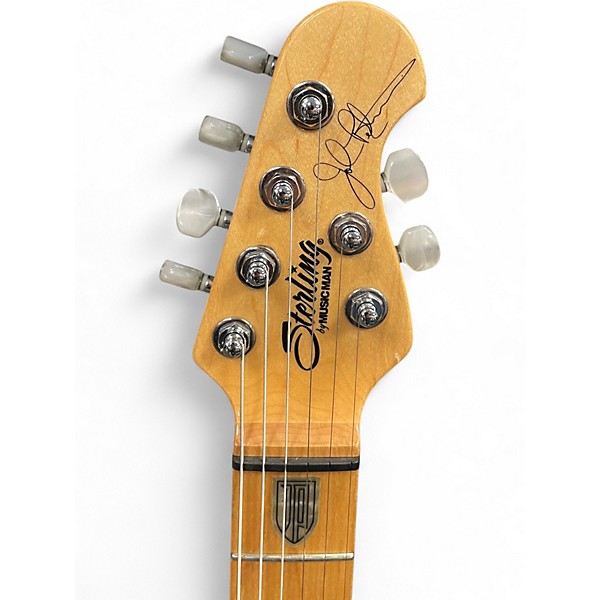 Used Sterling by Music Man JP150 Purple Nebula Solid Body Electric Guitar