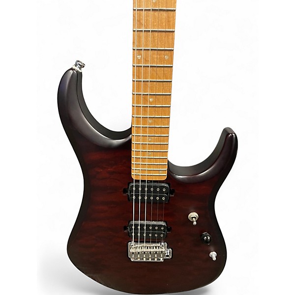 Used Sterling by Music Man JP150 Purple Nebula Solid Body Electric Guitar